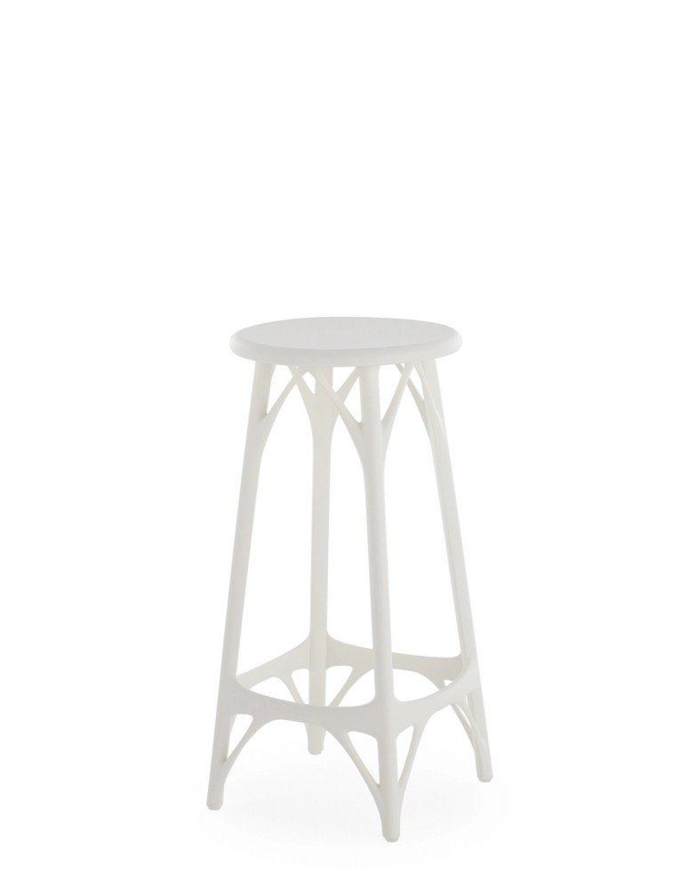 Стул барный A.I. Stool Light (белый) высота сидения 65 см