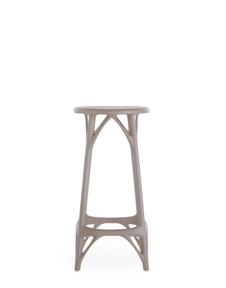 Стул барный A.I. Stool Light (серый) высота сидения 65 см