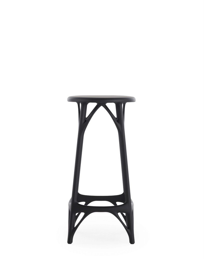 Стул барный A.I. Stool Light (черный) высота сидения 65 см