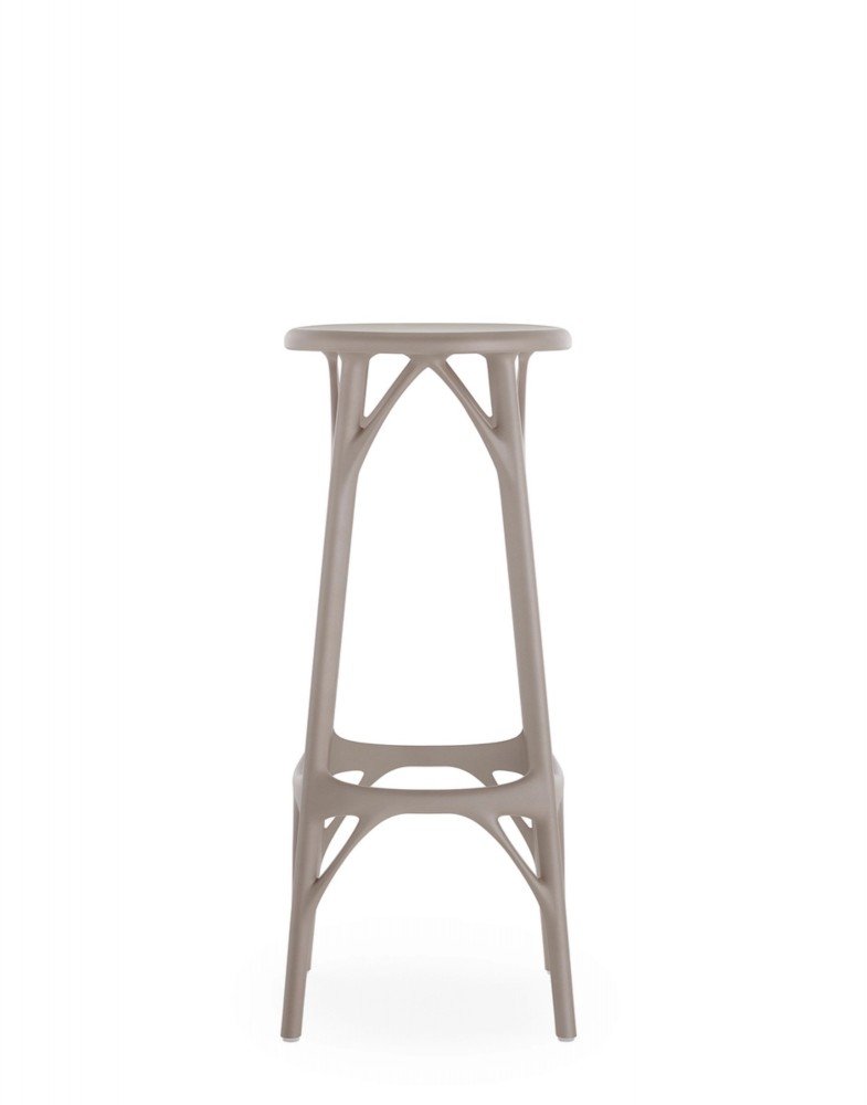 Стул барный A.I. Stool Light (серый) высота сидения 75 см