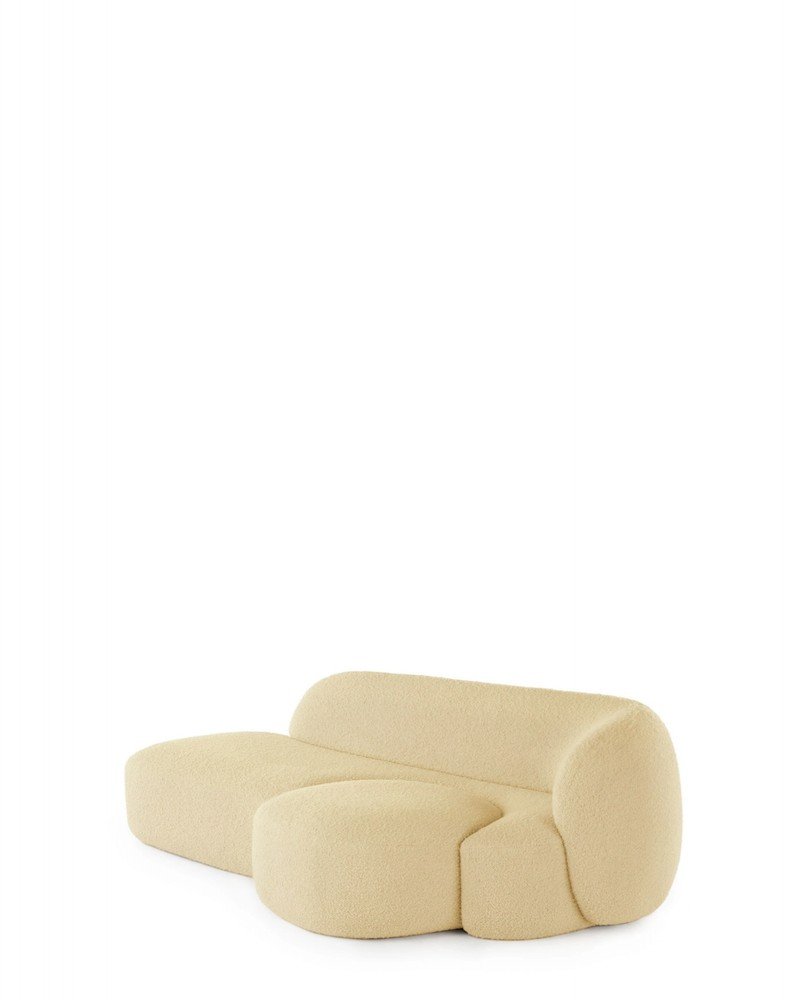 Диван Aaland с правым подлокотником (бежевый) 240х136см, высота подлокотника 73 см, в ткани gorgone