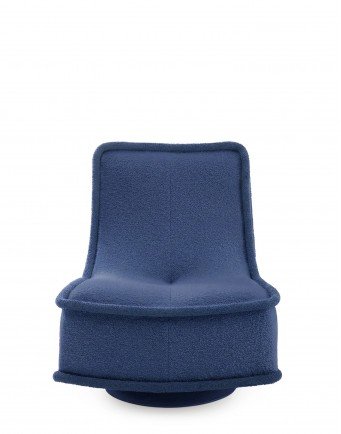 Кресло Bonheur du jour (синее) букле