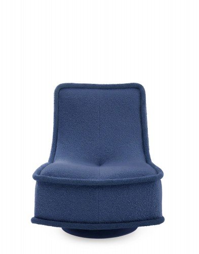 Кресло Bonheur du jour (синее) букле