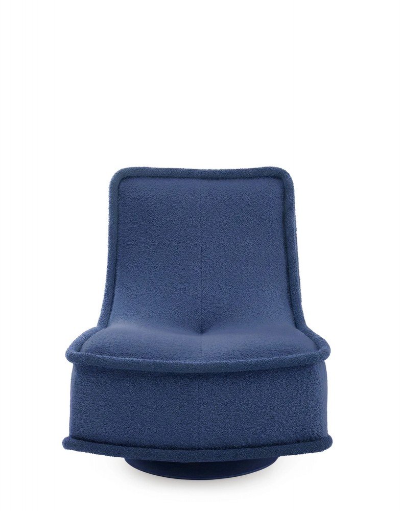Кресло Bonheur du jour (синее) букле