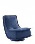 Кресло Bonheur du jour (синее) букле