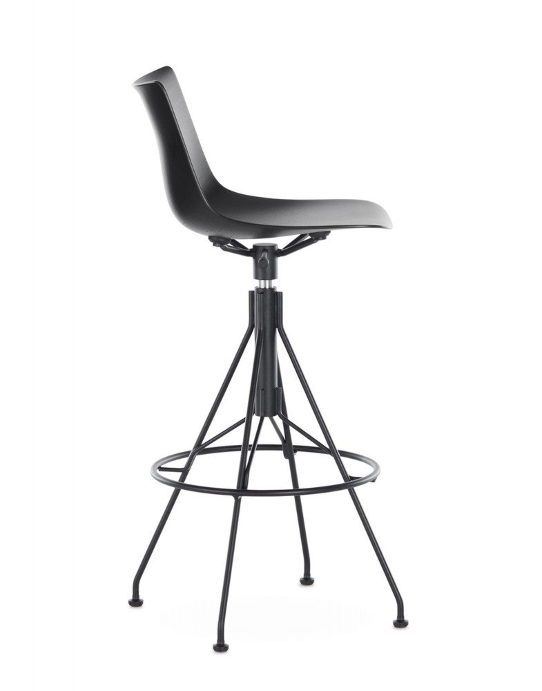 Стул барный C.Koya (черное дерево/черный) 65см Стул барный C.Koya (черное дерево/черный) 65см