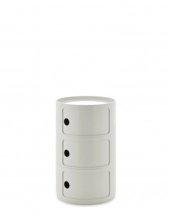 Контейнер Componibili (белый) большой  высота 69,5см, диаметр 42см