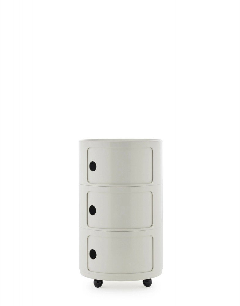 Контейнер Componibili (белый) большой  высота 69,5см, диаметр 42см