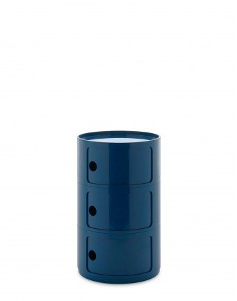 Контейнер Componibili (синий) большой  высота 69,5см, диаметр 42см