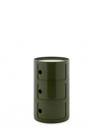 Контейнер Componibili (зеленый) большой  высота 69,5см, диаметр 42см