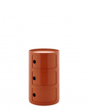 Контейнер Componibili (оранжевый) большой  высота 69,5см, диаметр 42см