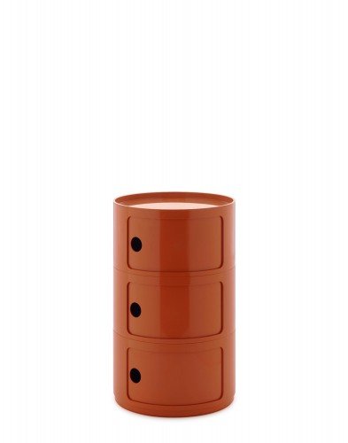 Контейнер Componibili (оранжевый) большой  высота 69,5см, диаметр 42см