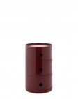 Контейнер Componibili (бордовый) большой  высота 69,5см, диаметр 42см