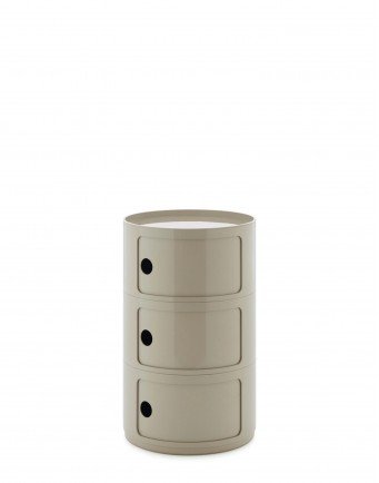 Контейнер Componibili (серый) большой  высота 69,5см, диаметр 42см