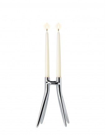 Подсвечник Abbracciaio (хромированный)