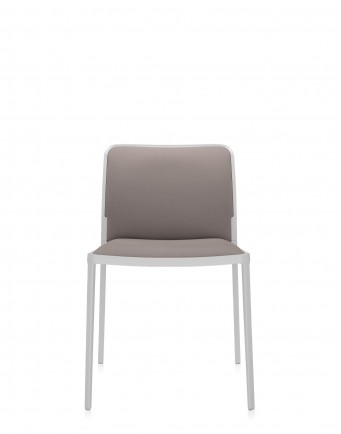 Стул Audrey Soft (бежевый/белый) в ткани Trevira Стул Audrey Soft (бежевый/белый) в ткани Trevira