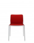 Стул Audrey Soft (красный/белый) в ткани Trevira