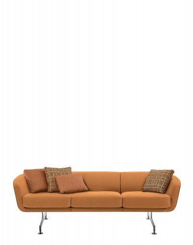 Диван Betty (оранжевый) трехсекционный