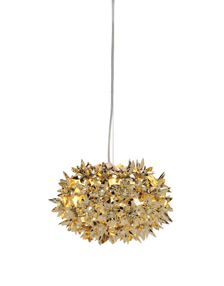 Светильник подвесной Bloom New (золотой) диаметр 28см