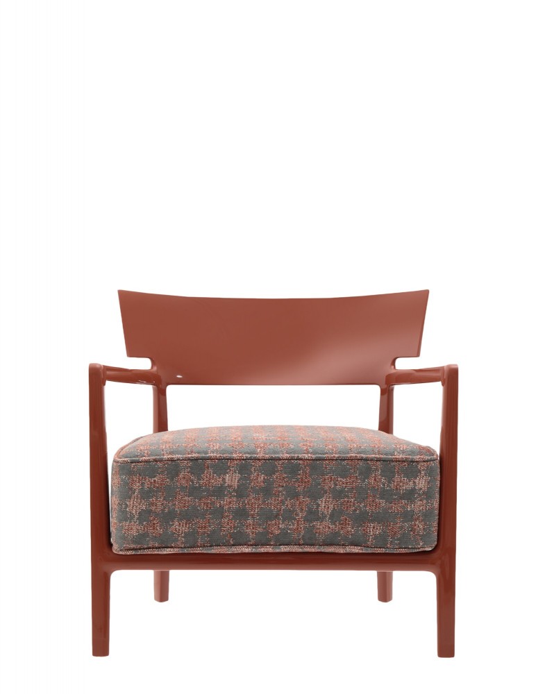 Кресло Cara (оранжевое/коричневое)