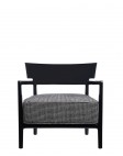 Кресло Cara (черное/серое)