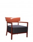 Кресло Cara (оранжевое/серое)