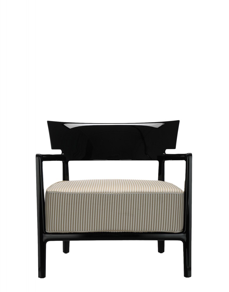 Кресло Cara (черное/бежевое)