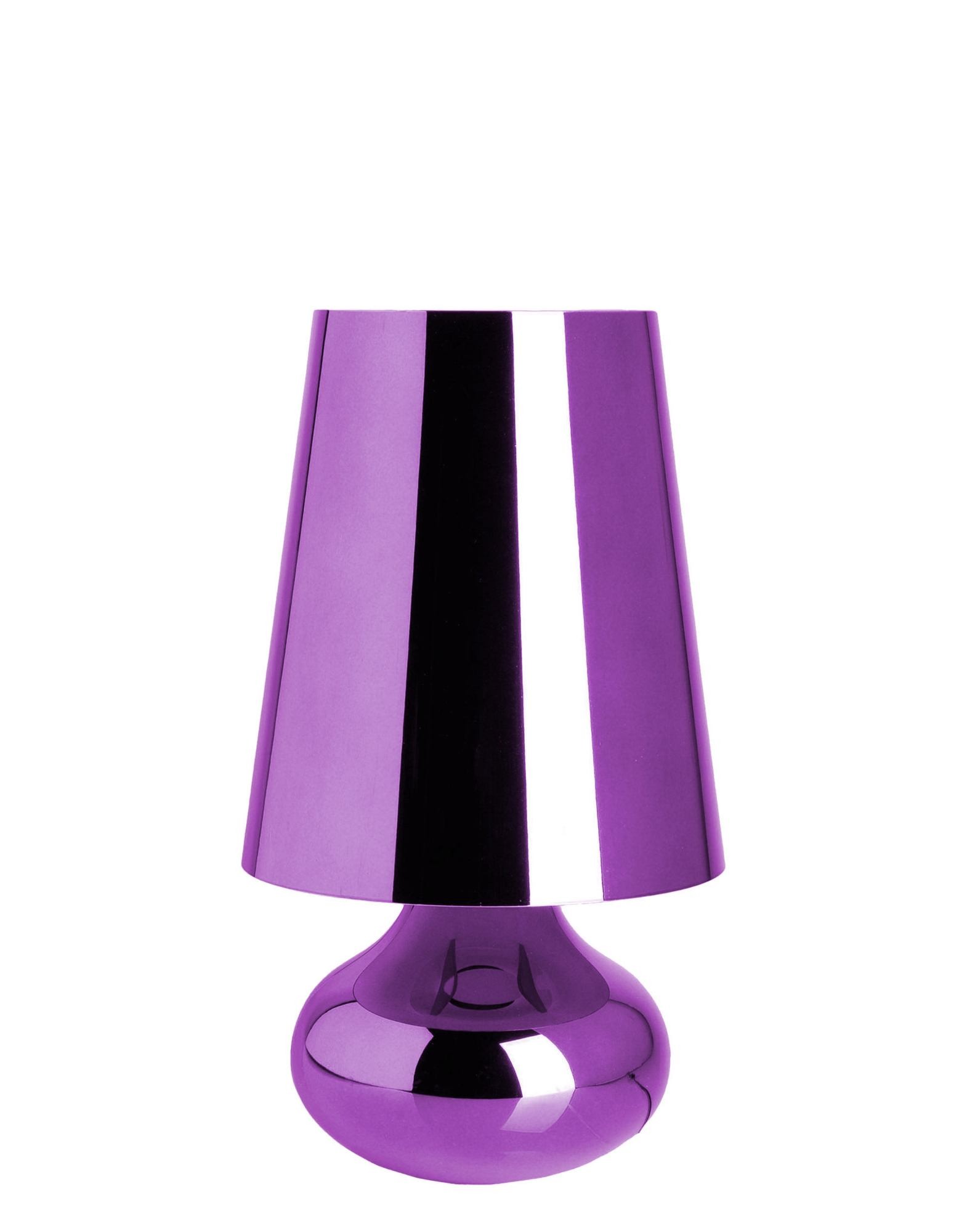 Фиолетовая лампа. Kartell Cindy. Настольная лампа Cindy от фабрики Kartell. Настольная лампа фиолетовая. Лампа настольная сиреневая.