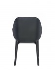 Кресло Clap (черное/серое) эко-кожа