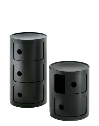 Контейнер Componibili (черный) высота 40см, диаметр 32см Контейнер Componibili (черный) высота 40см, диаметр 32см