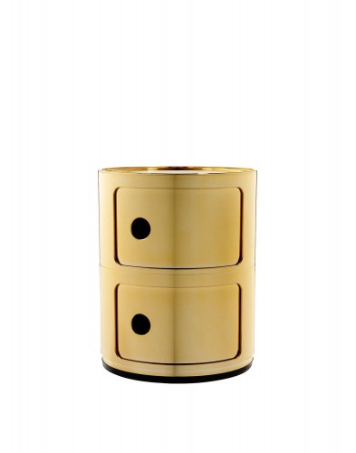 Контейнер Componibili (золотой) высота 40см, диаметр 32см