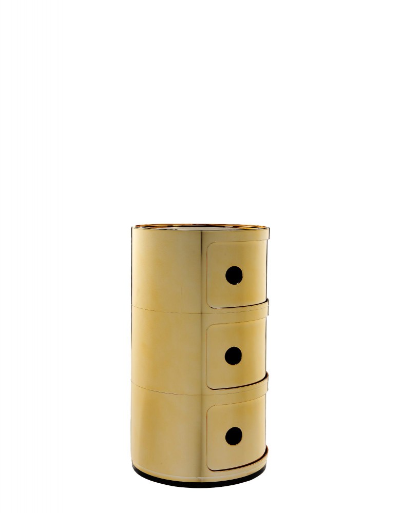 Контейнер Componibili (золотой) высота 58,5см, диаметр 32см