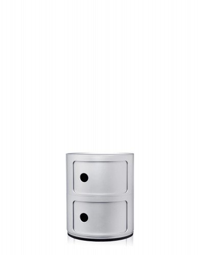 Контейнер Componibili (серебряный) высота 40см, диаметр 32см Контейнер Componibili (серебряный) высота 40см, диаметр 32см