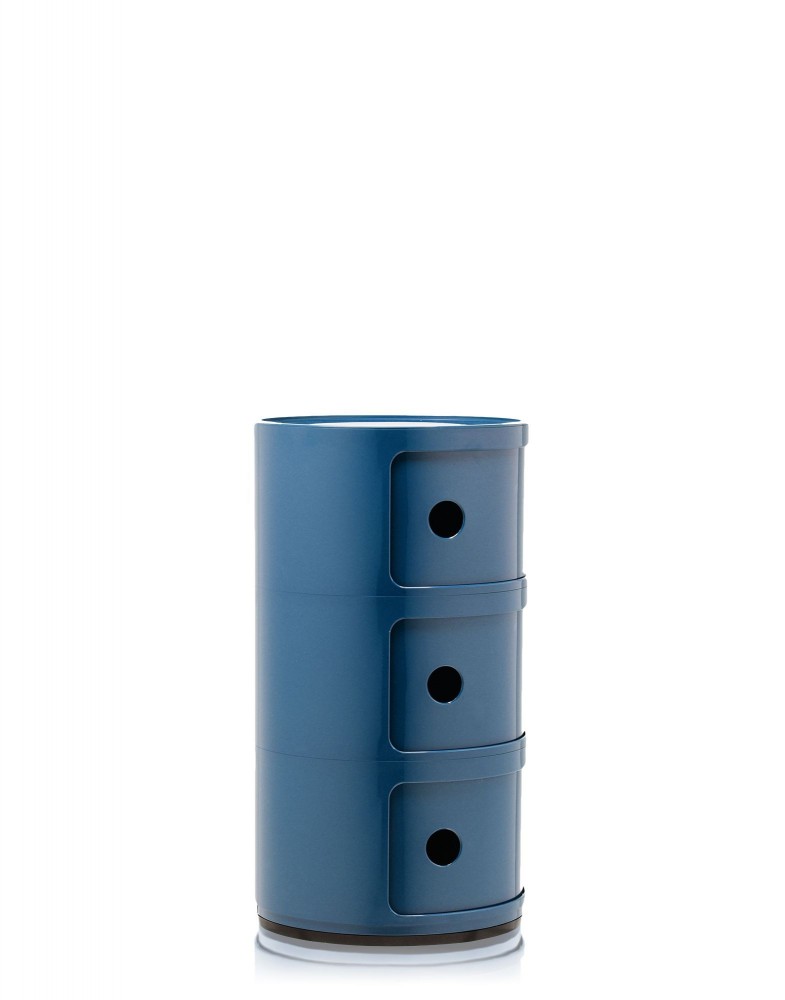 Контейнер Componibili (синий) высота 58,5см, диаметр 32см