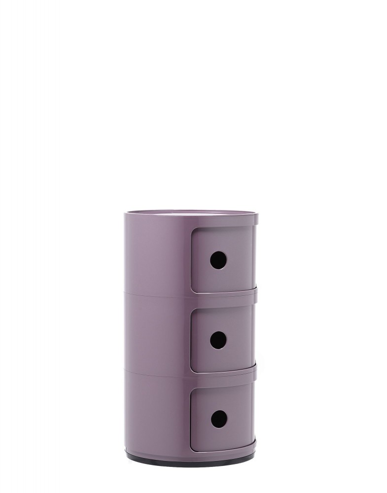 Контейнер Componibili (фиолетовый) высота 58,5см, диаметр 32см