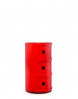 Контейнер Componibili (красный) высота 58,5см, диаметр 32см
