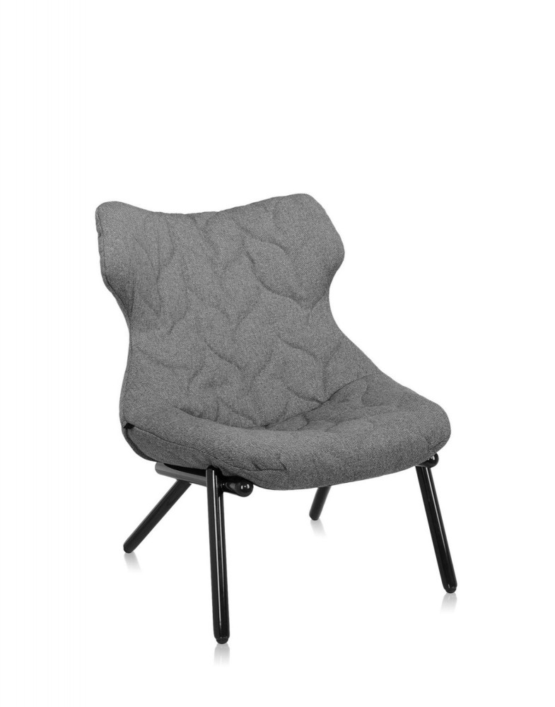 Кресло Foliage (серое/черное)