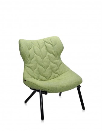 Кресло Foliage (зеленое/черное)