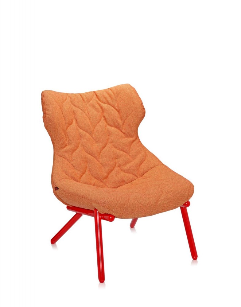 Кресло Foliage (оранжевое/красное)