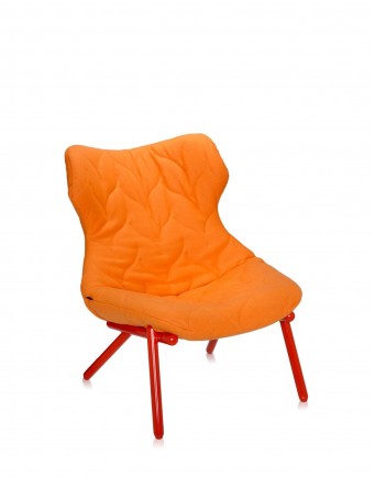 Кресло Foliage (оранжевое/красное)
