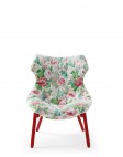 Кресло Foliage (зеленое/красное)