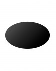 Стол Glossy (черный/хромированный) 192x118см