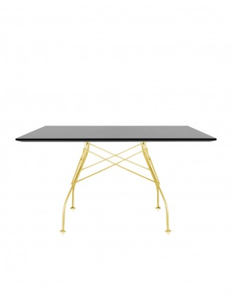 Стол Glossy (черный/золотой) 130x130см Стол Glossy (черный/золотой) 130x130см