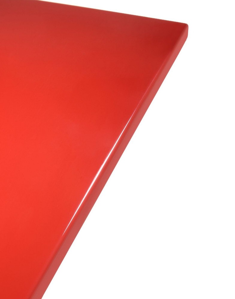 Стол Glossy (красный/золотой) 130x130см Стол Glossy (красный/золотой) 130x130см