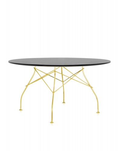 Стол Glossy (черный/золотой) диаметр 130см Стол Glossy (черный/золотой) диаметр 130см