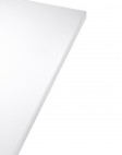 Стол Glossy (белый/хромированный) 130x130см