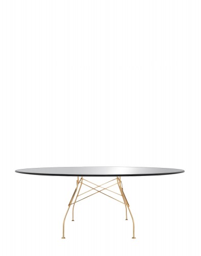 Стол Glossy (черный/золотой) 192x118см Стол Glossy (черный/золотой) 192x118см