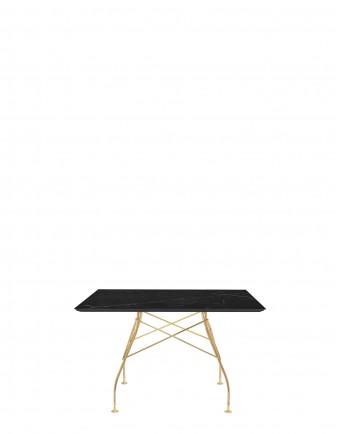 Стол Glossy (черный/золотой) 118x118см, мрамор Стол Glossy (черный/золотой) 118x118см, мрамор