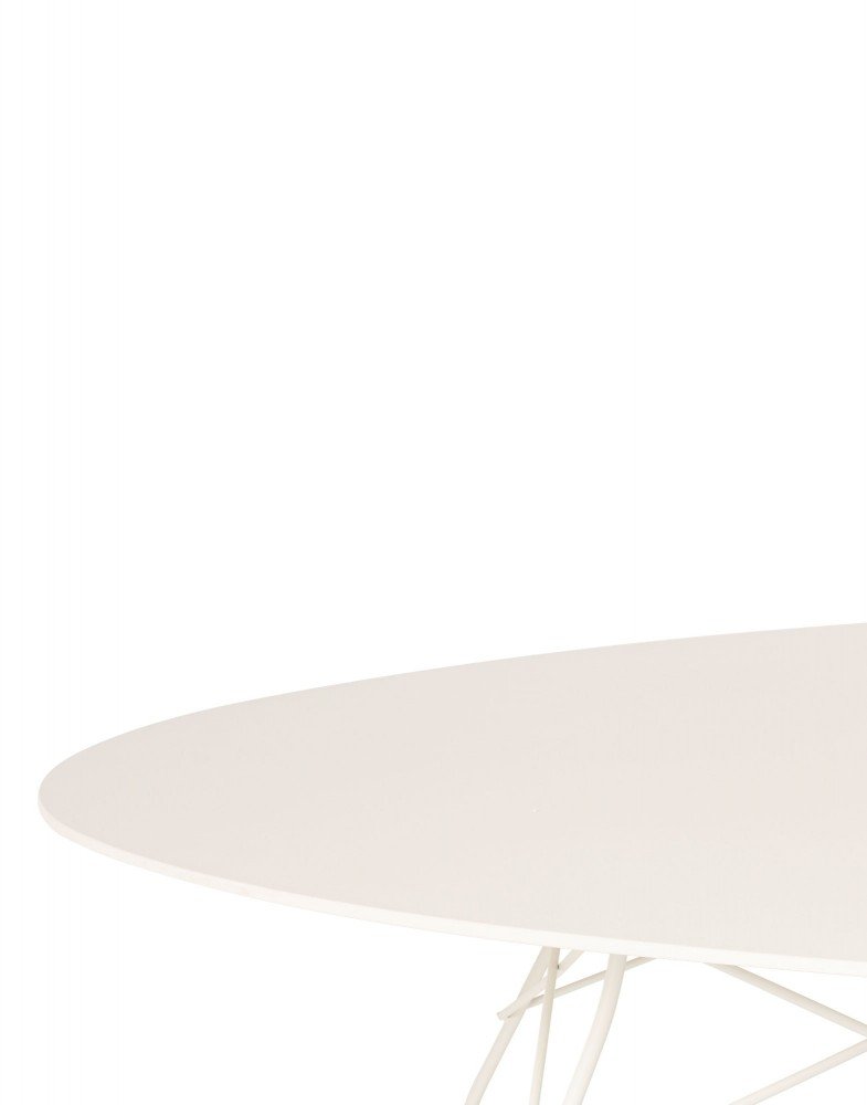 Стол Glossy Outdoor (белый) диаметр 128см