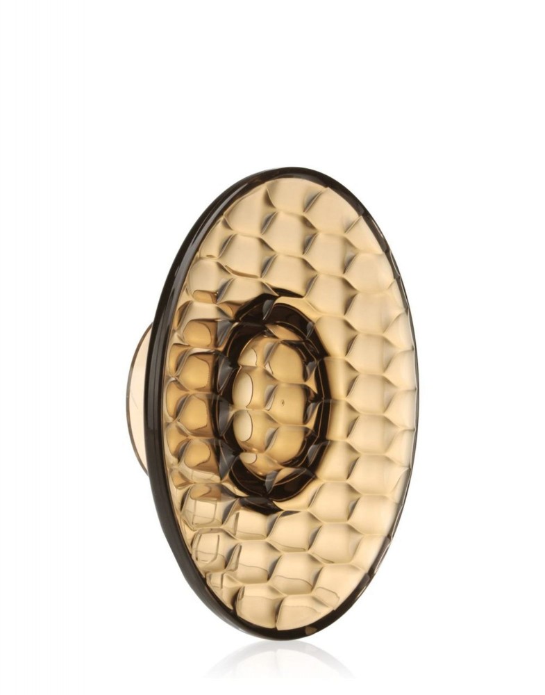 Вешалка настенная Jelly (янтарная) диаметр 19см